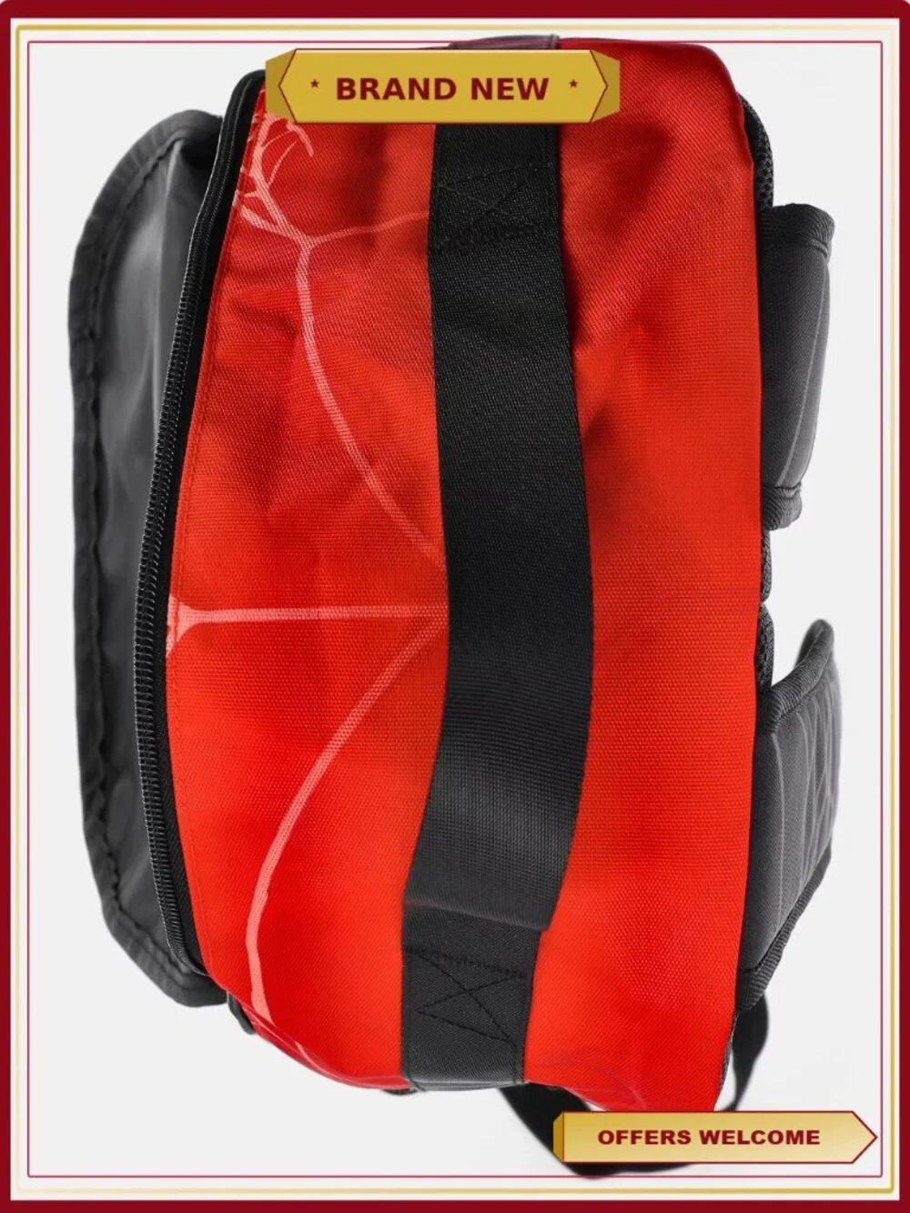 Spiderman Kids Sideways Wrap Around Backpack School Supplies